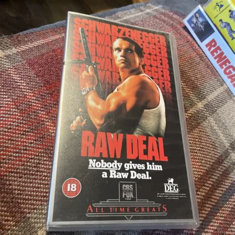 RAW DEAL ARNOLD Schwarzenegger Vhs Video Small Box Cbs Fox Mouldy See