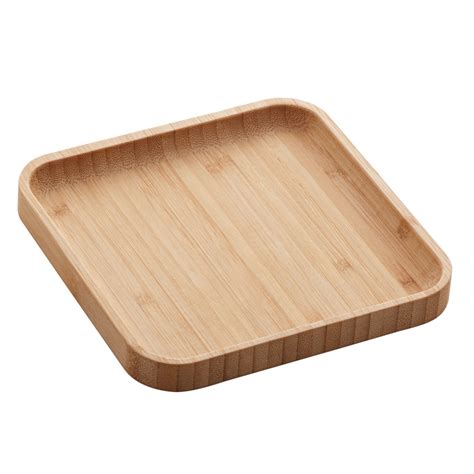 Bandeja de Bambu Hire 20x10x1 5cm Lyor Escorrega o Preço