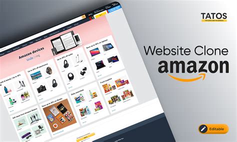 Amazon Website Clone Figma