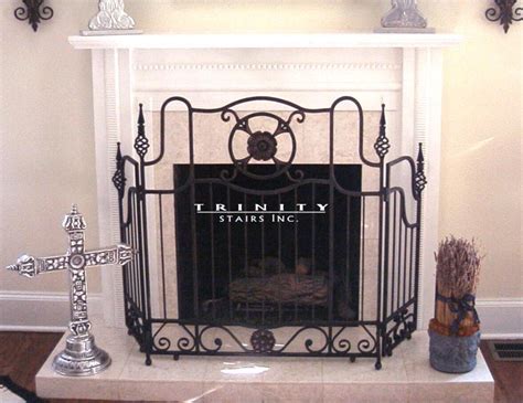 Custom Wrought Iron Fireplace Screens Mriya Net