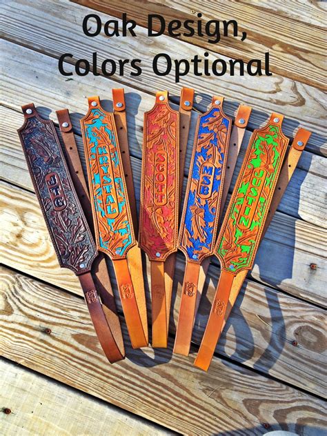 Custom Leather Gun And Rifle Slings Personalized Handtooled