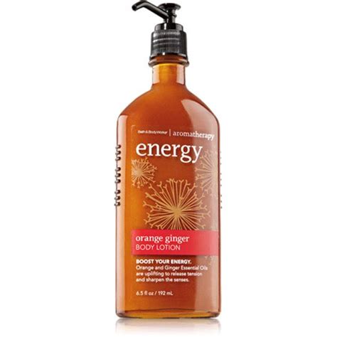 Bath And Body Works Aromatherapy Energy Orange And Ginger Body Lotion