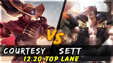 Courtesy Yasuo Vs Sett TOP Patch 12 20 Yasuo Gameplay YouTube