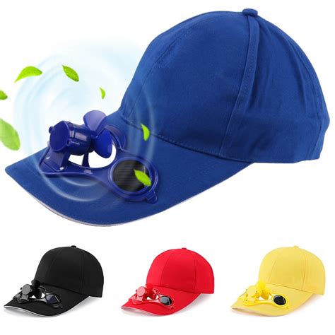 Sunscreen Solar Powered Fan Hat Summer Outdoor Sport Hats Sun