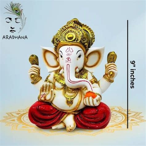 Polyresin Ganesh Statue Temple At Rs 540 Piece In Ambala ID