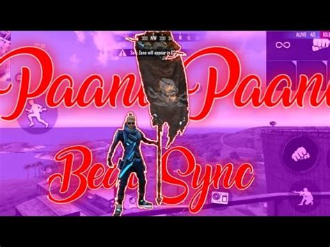 PAANI PAANI BADSHAH Beat Sync Montage Free Fire Beat Sync Montage