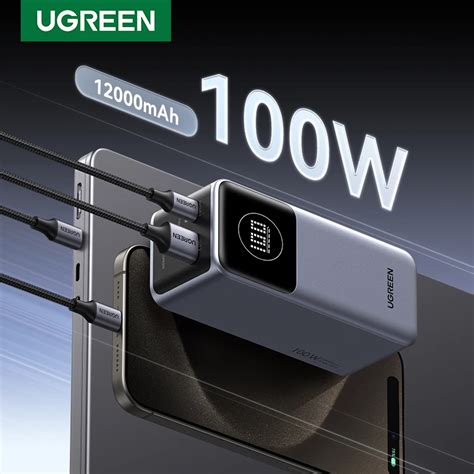 Ugreen Nexode W Mah Power Bank Portable Pd External Battery