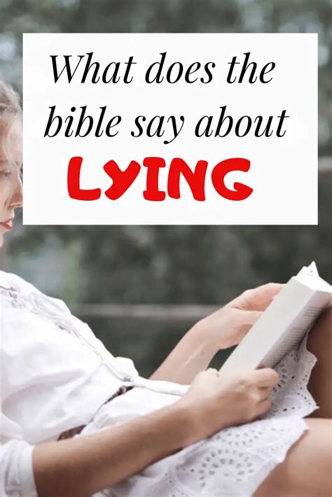 Thou Shalt Not Lie Bible Verses About Lying Deceit