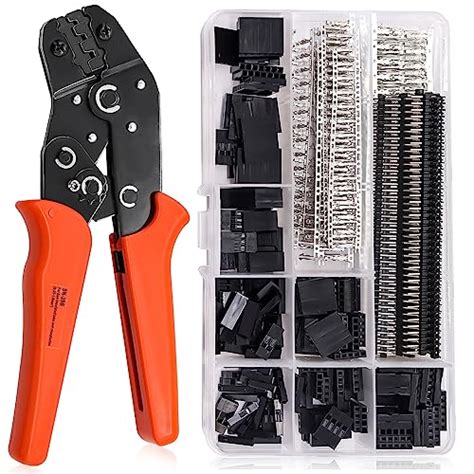 Taiss Dupont Crimping Tool Kit With Pcs Mm Dupont Connector Kit