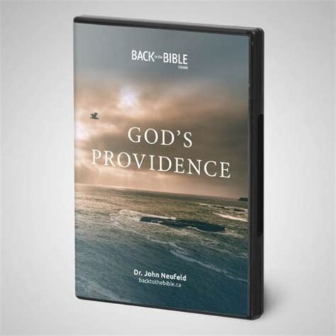 God's Providence - Back to the Bible Canada