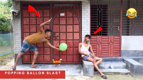 Best Balloon Blast Prank With Popping Balloons Crazy Reaction With