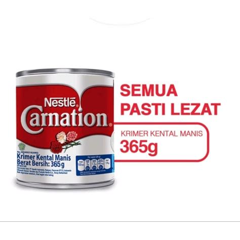 Jual Carnation Susu Kental Manis Skm 365gr Shopee Indonesia