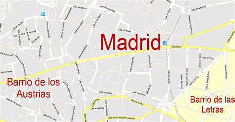 Free printable map madrid, Download Free printable map madrid png ...