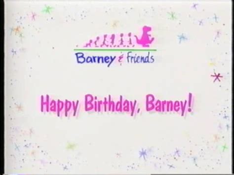 Barney And Friends Birthday