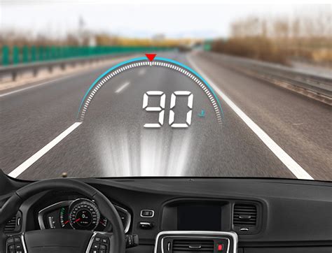 M8 Hot Selling OBD2 HUD With Glare Shield 3 5 Inch Multi Color Car Head