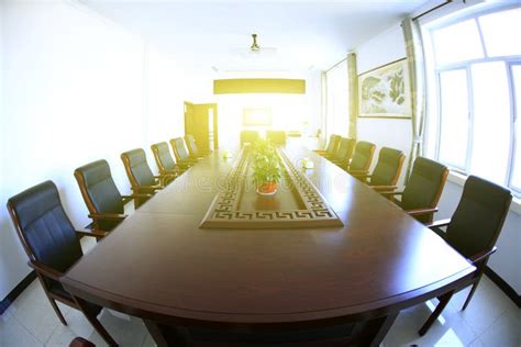 Tables and Chairs in the Conference Room Stock Photo - Image of ...