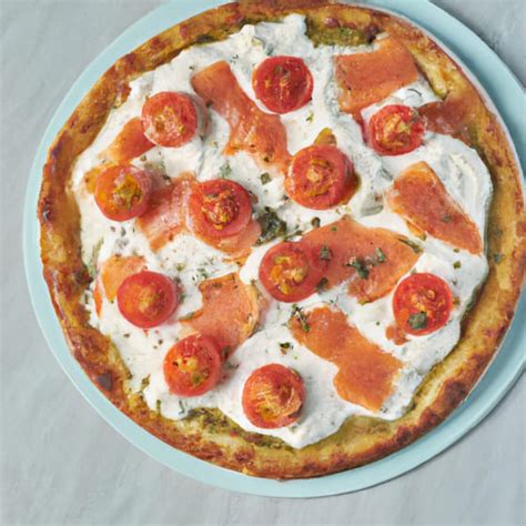 Pizza Met Gerookte Zalm Jumbo