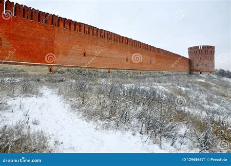 Smolensk Kremlin Fortress Wall In Smolensk Russia Editorial Photo