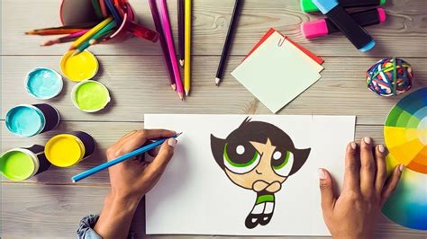 How To Draw Buttercup The Powerpuff Girls Easy And Step By Step