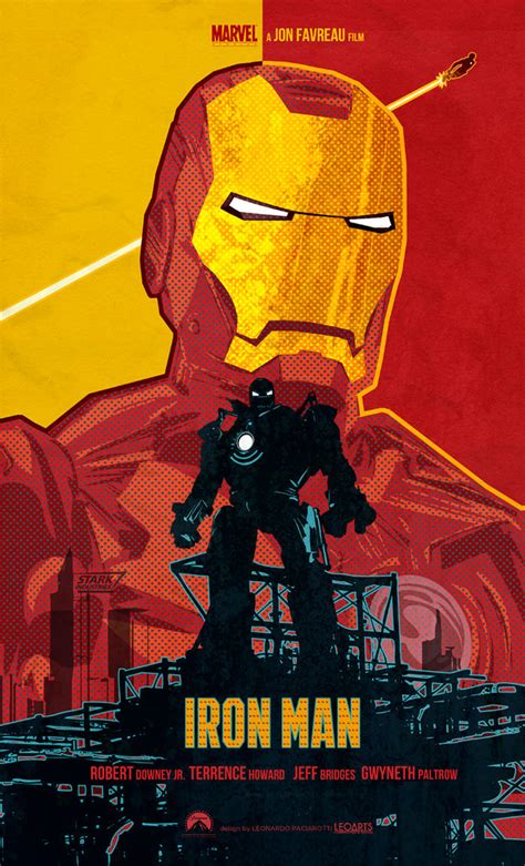 Iron Man 2008 Film Poster Art By Le0arts On Deviantart