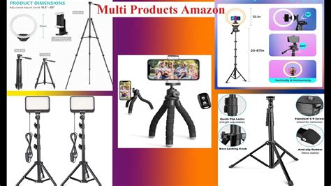 Ubeesize Ring Light Extendable Tripod Led Video Phone