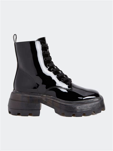 Katy Perry The Geli Combat Boot In Black Lyst