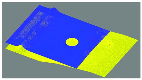 Snapshot of the initial setup of the simulation of a solitary wave ...