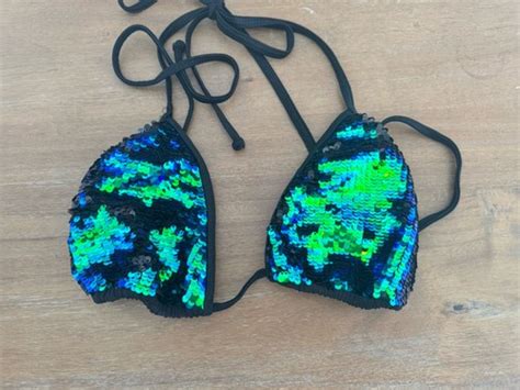 Doll Swimwear Bikini Set Midnight Mermaid Sequin New EBay