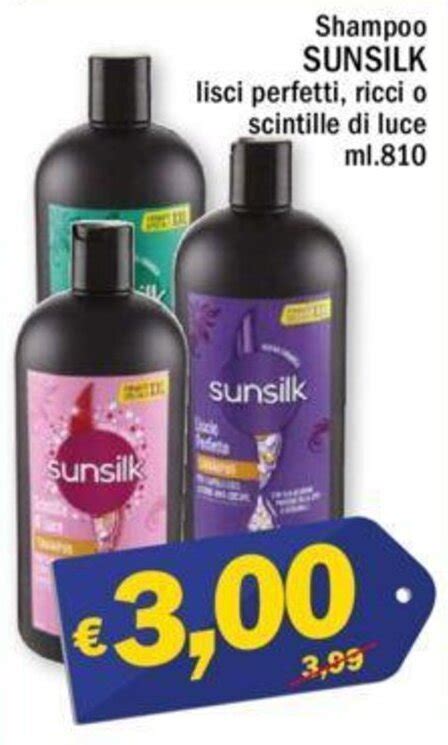 Sunsilk Shampoo Lisci Perfetti Ricci O Scintille Di Luce Ml Offerta