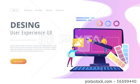 Web Design Development Concept Vector Illustration Stock Illustration