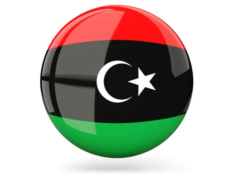 Libya Flag Map PNG