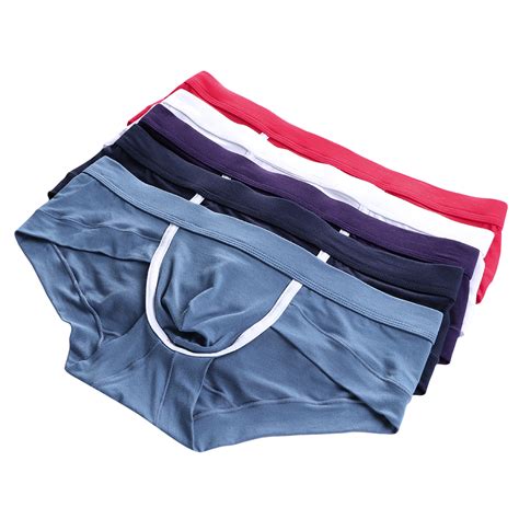 Mens Low Waist U Convex Pouch Comfy Sexy Underwear Briefs