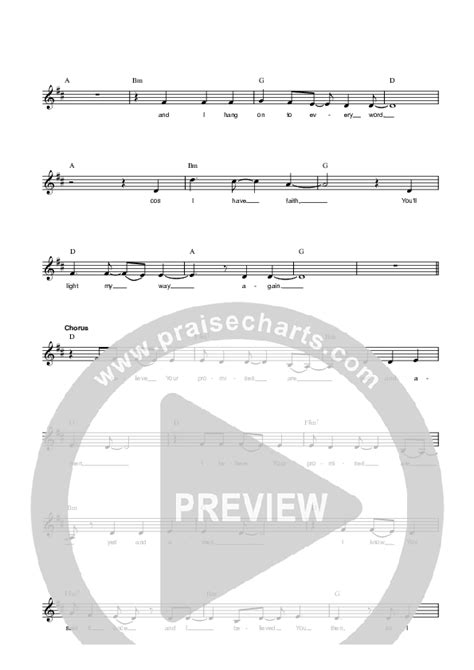 Promises Sheet Music Pdf Parachute Band Praisecharts