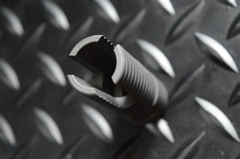 HK 416F Style Ribbed 3 Prong Flash Hider Clone - Black Ops Defense