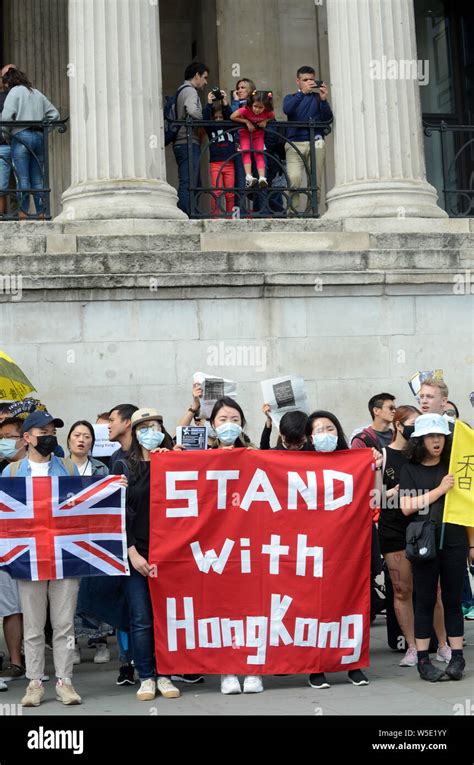 Hong kong protest 2019, british flag hi-res stock photography and ...