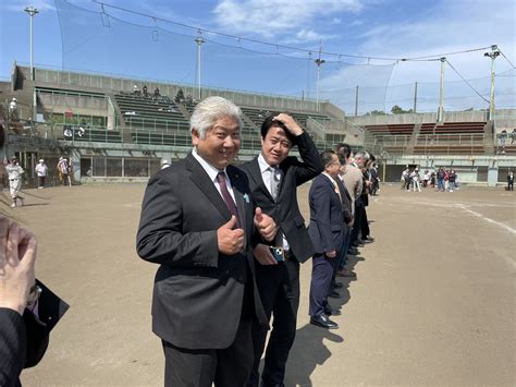 いいかわ英樹飯川ひでき日本共産党八千代市議会議員 On Twitter 4月29日、市民球場にて八千代市少年野球春季市民大会の閉会式に