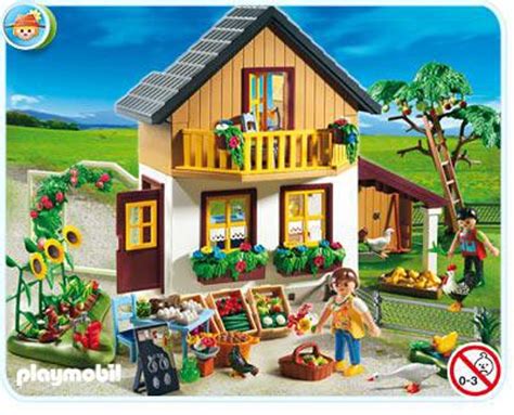 Playmobil Farm House with Market Set 5120 - ToyWiz