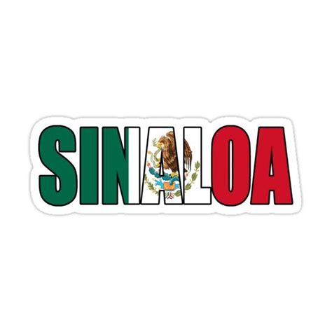 Sinaloa Mexico Mexican Flag State Sticker For Sale By JazzyClothing