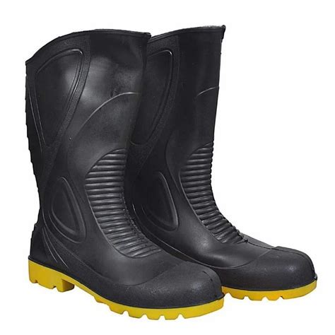 Hillson Leather Safety Gum Boots For Industrial Construction