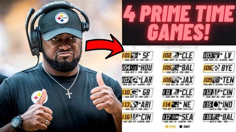 BREAKING Pittsburgh Steelers 2023 NFL Schedule Has OFFICIALLY Been