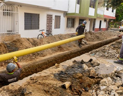 Optimización del alcantarillado en el barrio Los Almendros avanza de