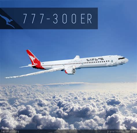 Boeing 777-300ER | Qantas Minecraft Map