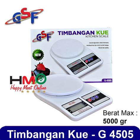 Jual GSF Timbangan Dapur Kue Digital 5 KG Digital Kitchen Scale 5KG GSF