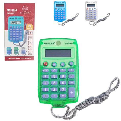 Calculadora De Bolso D Gitos Eletr Nica C Cord O Port Til Ams