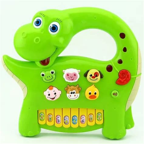 Piano Musical Modelo Dinosaurio Didactico Para Bebes Juguete Cuotas