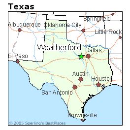 Map Of Weatherford T … - Gilly Justina