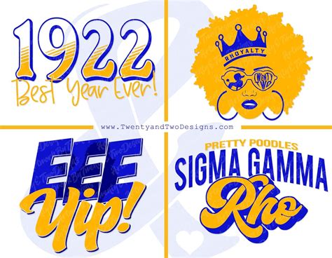 Sgrho Poodle Svg Sgrho Paraphernalia Rhoyal Svg Sigma Gamma Etsy