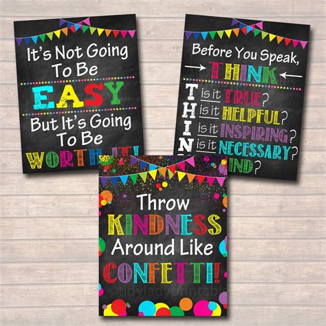 Classroom Poster Set | TidyLady Printables