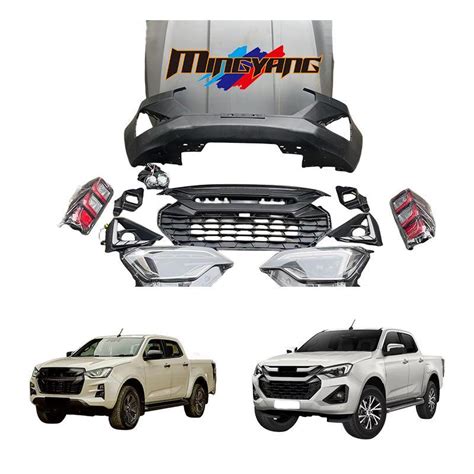 Hot Selling D Max Upgrade Kits Car Bumper Bodykit Headlight For Isuzu