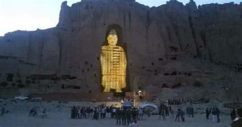 Bamiyan Buddhas rise again with 3D light projection - Lion's Roar